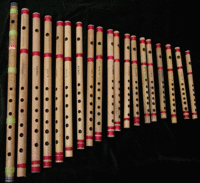 Bambooflute in Dis - middle - 30 cm